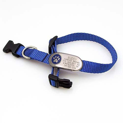 Jewelry ID Collar - Paw, - Lucky Pet
